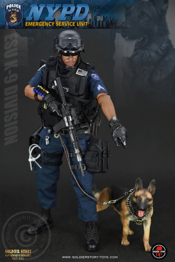 SSt101-09 NYPD - ESU - K-9 DIVISION - (Hundestaffel)
