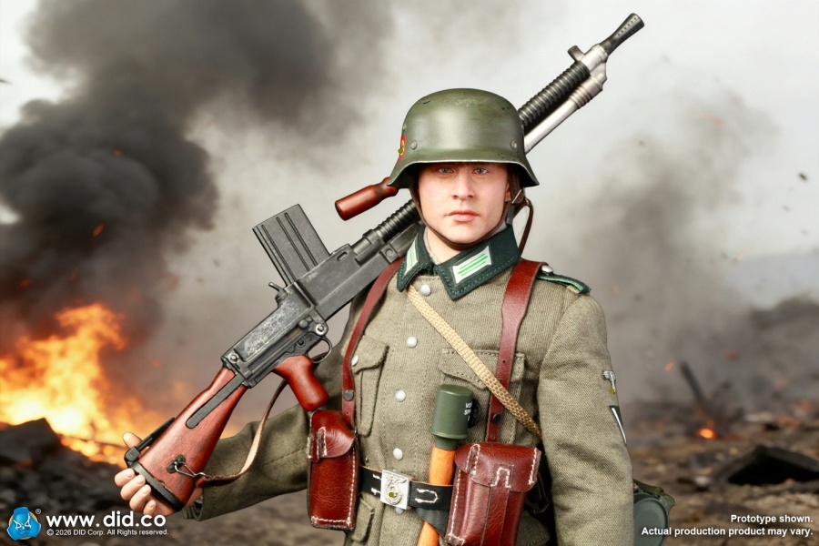 Friedrich - WWII German SS Polizei-Division ZB30 Gunner - in 1/6 scale