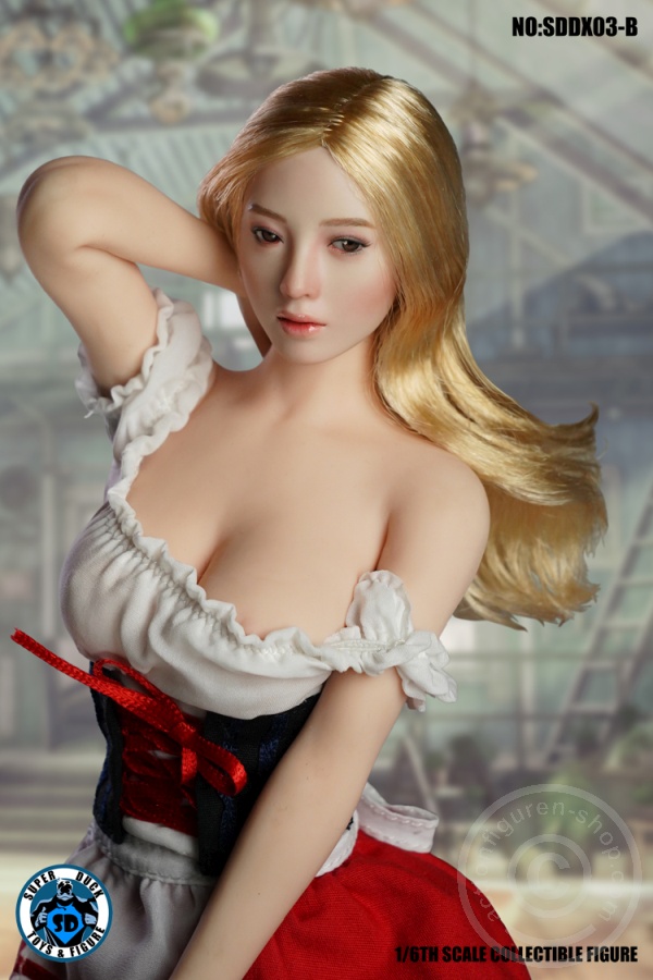 Female Character Kopf w/ movable Eyes