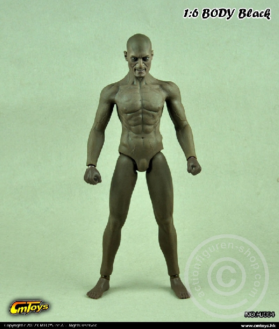Muskel Body w/ Head - Black