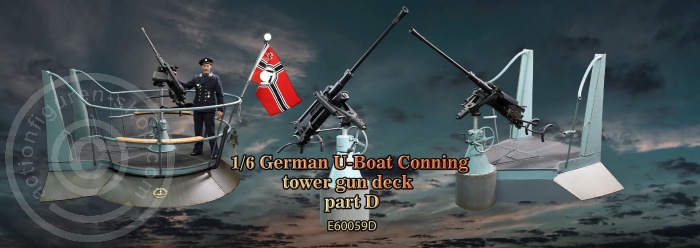 E60059D-20 U-Boat Tower Diorama Set (20mm FLAK)