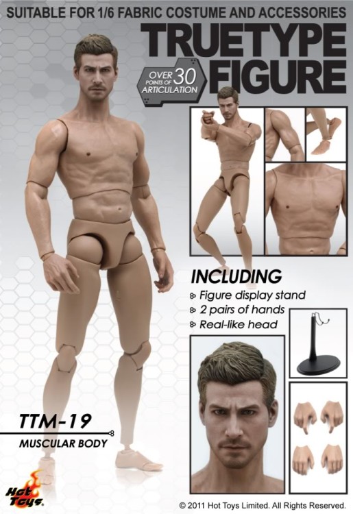 Truetype Figure TTM19 - Caucasian Body