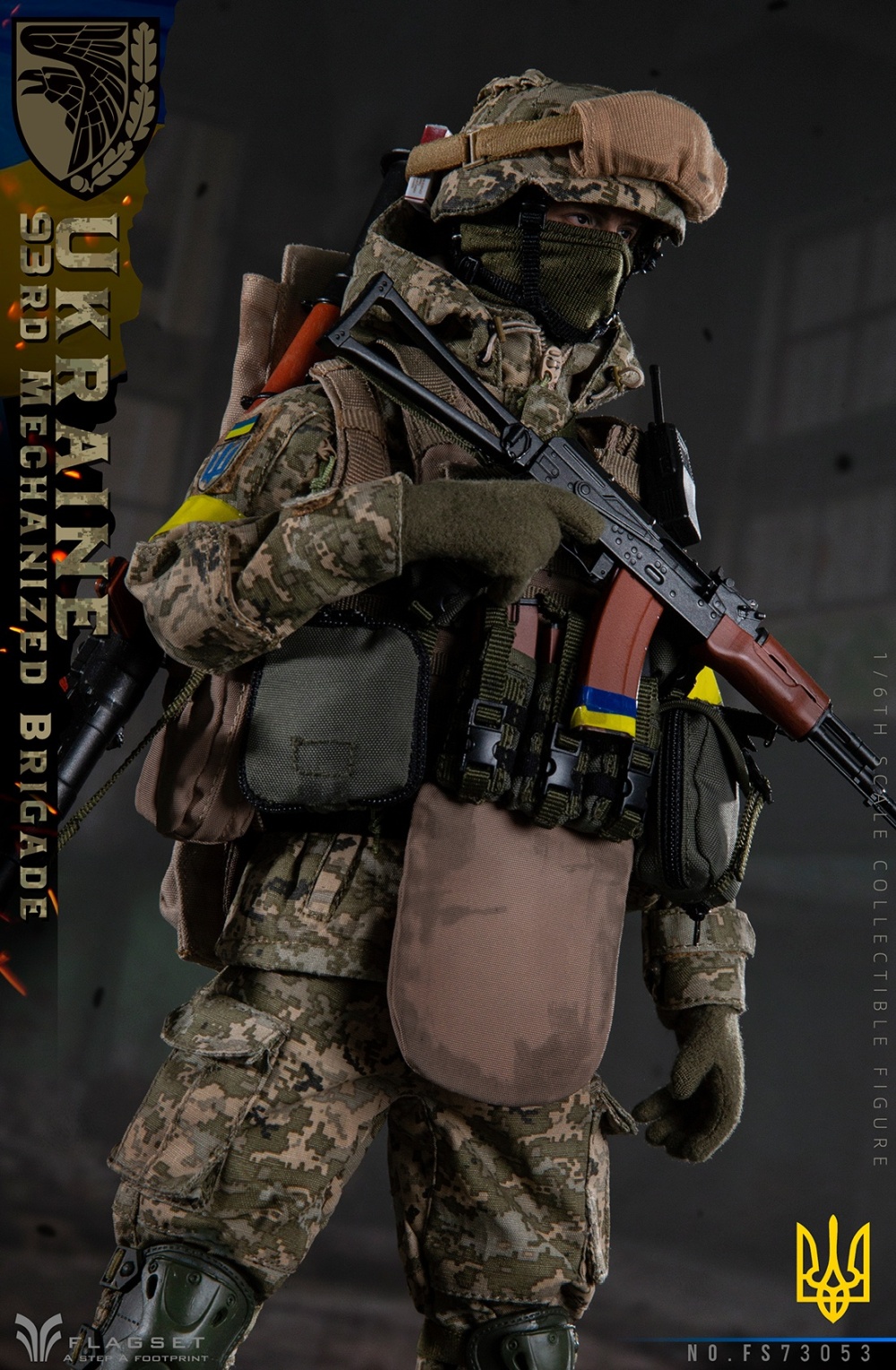 Ukraine Army - 93rd Mechanized Brigade - Anti-Tank Gunner - in 1/6 scale Ukraine Army - 93rd Mechanized Brigade - Anti-Tank Gunner - in 1/6 scale