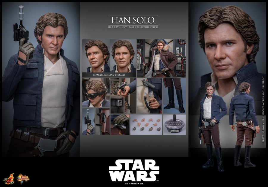 Hot Toys –  Star Wars: The Empire Strikes Back™- 1/6th scale Han Solo™ Collectible Figure - MMS846