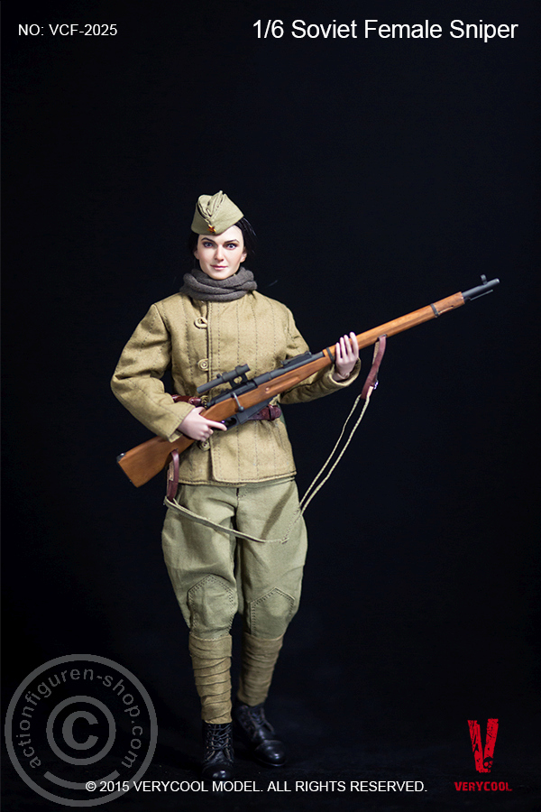 Soviet Red Army Female Sniper
