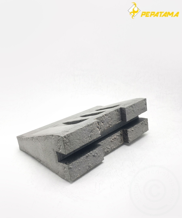 Concrete Barrier - Paper Diorama