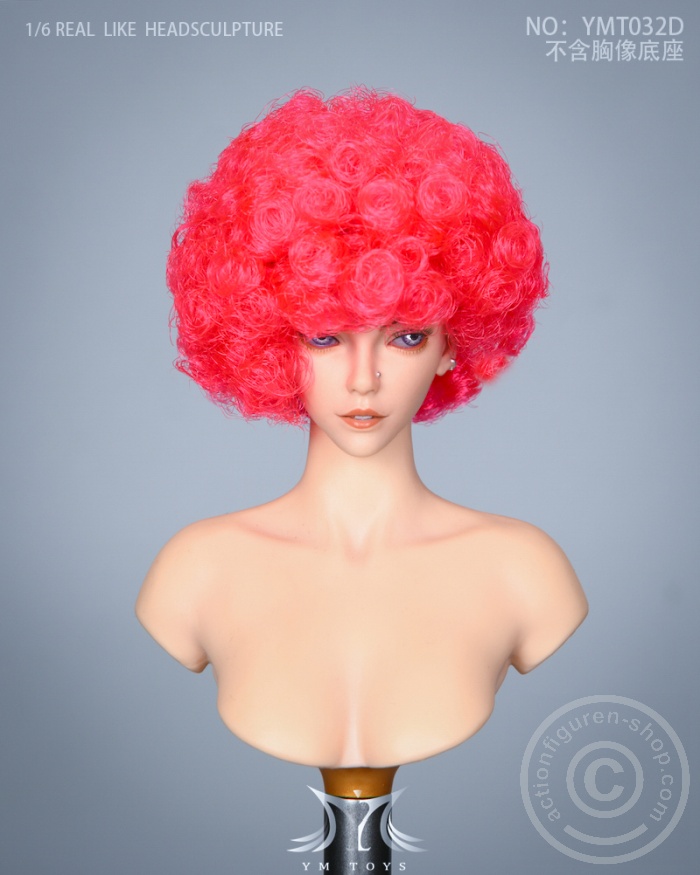 Head - w/ pink-afro Hair