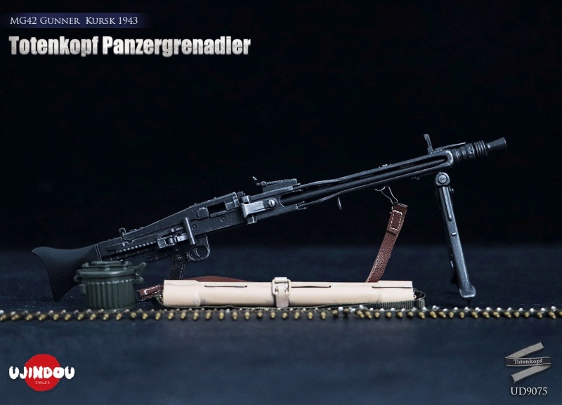WWII Totenkopf Panzergrenadier - MG42 Gunner Kursk 1943 - in 1/6 scale