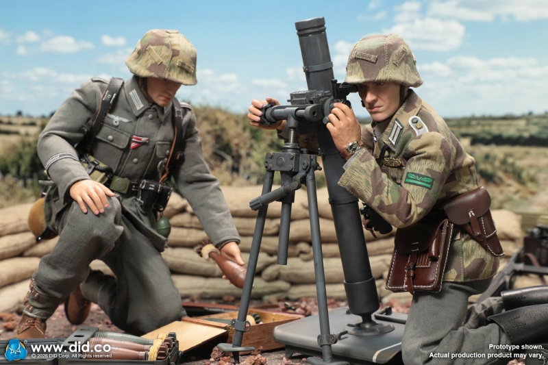 Bruno - WWII German GD Infantry Mortarman - in 1/6 scale