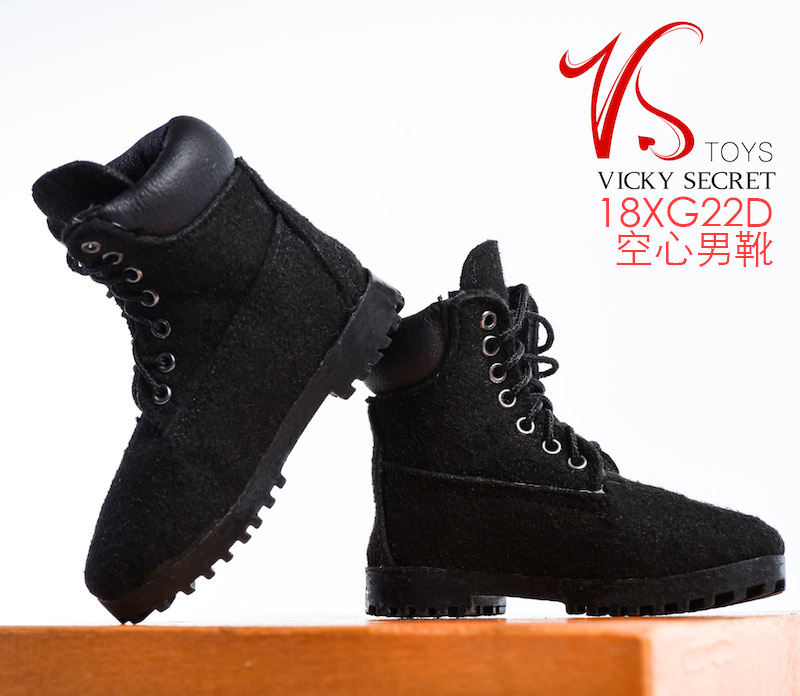 Boots - male - Black color - matte