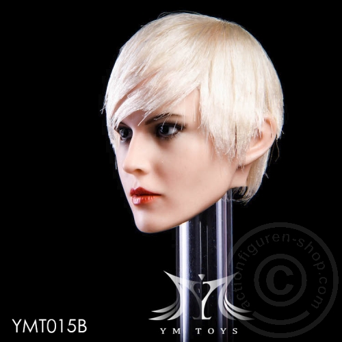 Kopf - blonde kurze Haare