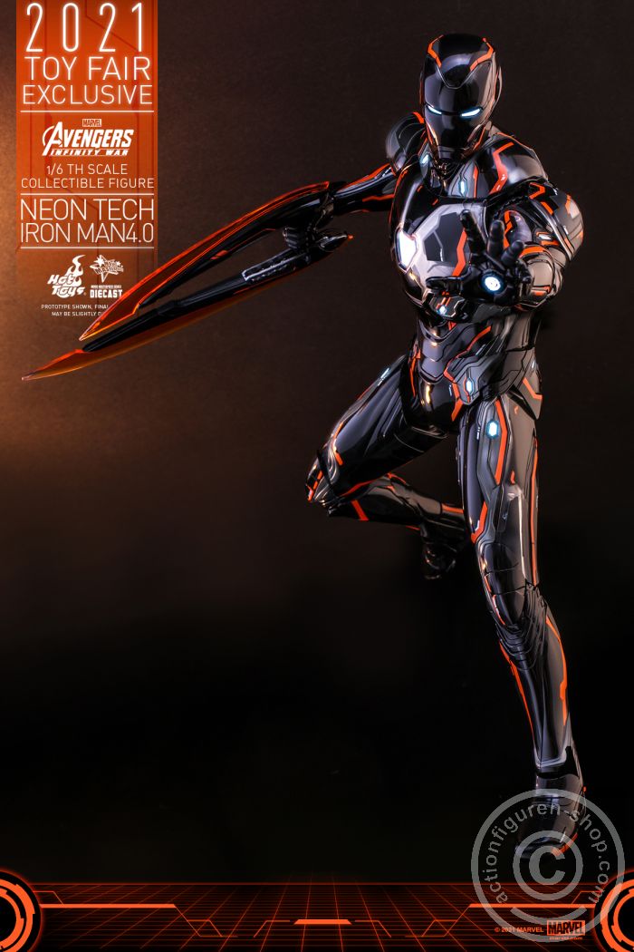 Avengers Infinity War - Neon Tech Iron Man 4.0 - Exclusive