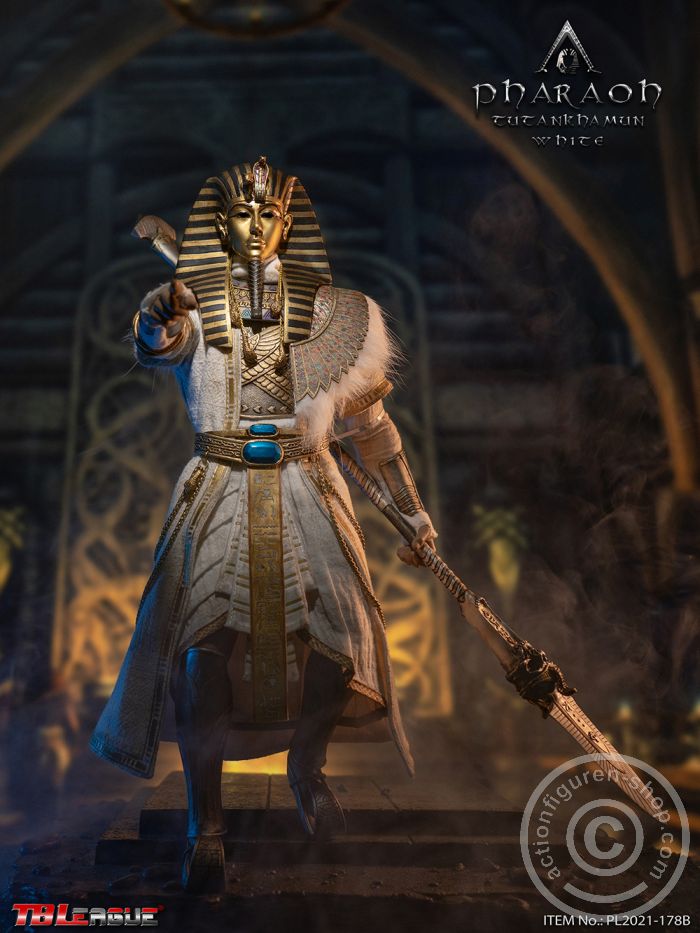 PL2021-178B-02 Pharaoh Tutankhamun - White