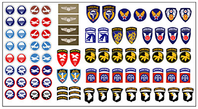 Waffen-XX - Rang und Divisions Abzeichen