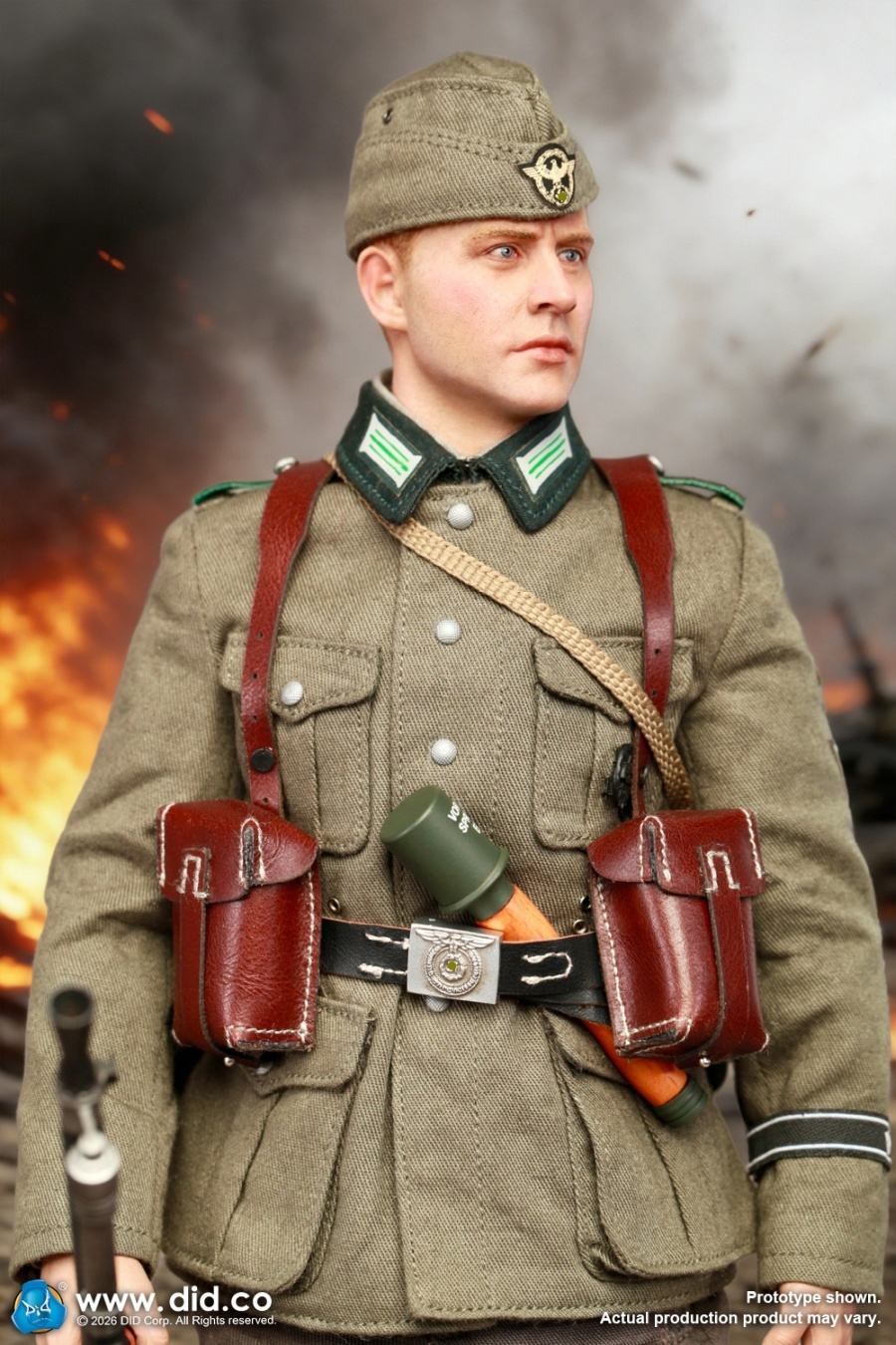 Friedrich - WWII German SS Polizei-Division ZB30 Gunner - in 1/6 scale