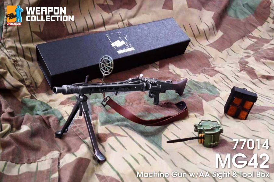 MG42 Machine Gun with AA Sight & Tool Box