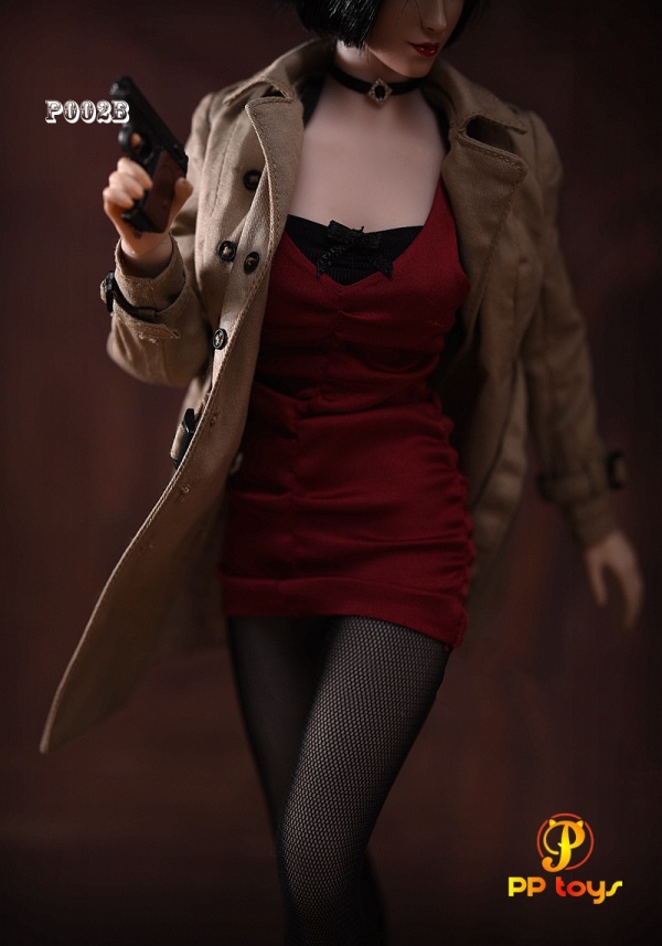 PPT-P002B-09 Female Agent Suit - red Version