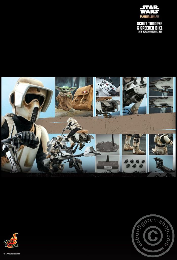 The Mandalorian - Scout Trooper and Speeder Bike