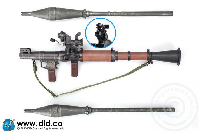 80112-37xRVuLNe1y7jRt RPG-7 Raketenwerfer mit 2 Granaten