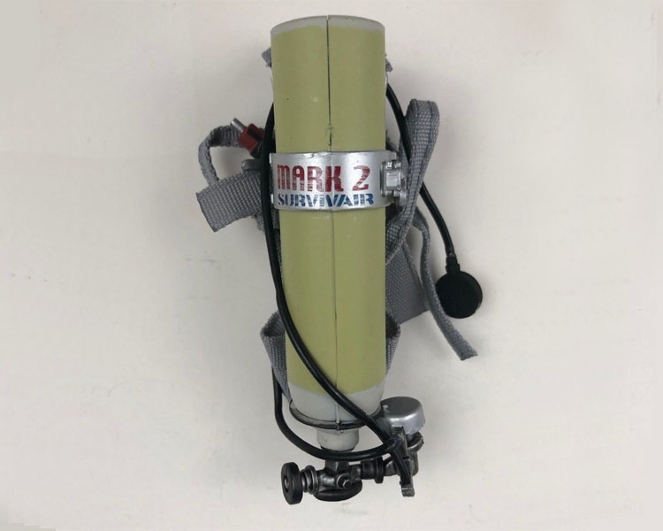 2226005-02jkHnzvUCbHVTK Sauerstoff-Maske, Flasche und Trage