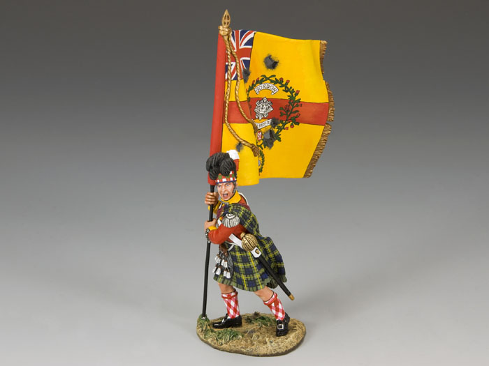 Officer w/ Regimental Color Officer w/ Regimental Color