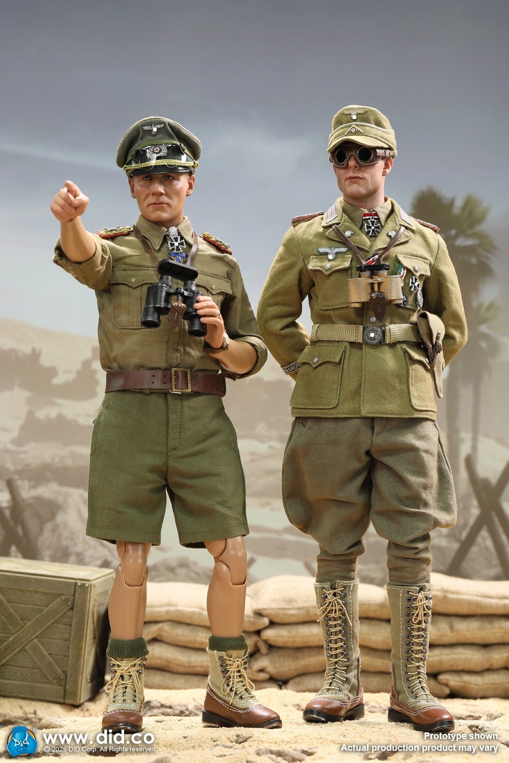 Ishaan & Panzer Commander - Stauffenberg - WWII German Africa Corps Supply Duty - in 1/6 scale Ishaan & Panzer Commander - Stauffenberg - WWII German Africa Corps Supply Duty - in 1/6 scale