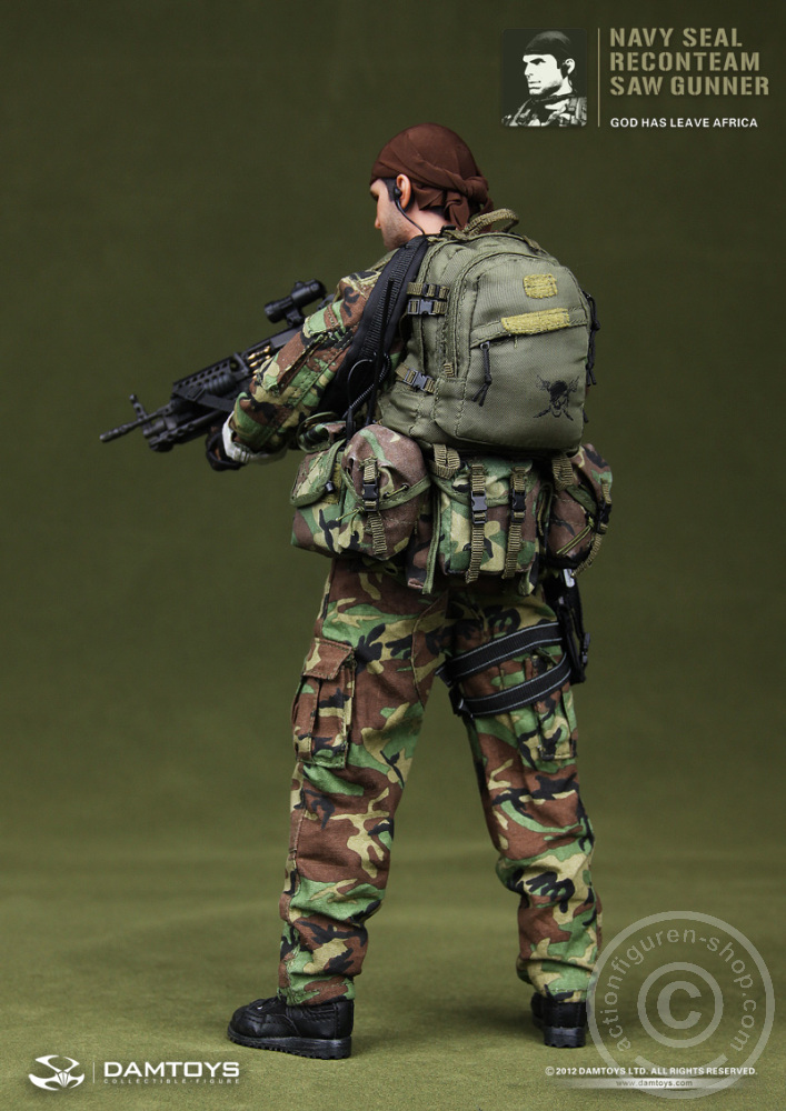 NAVY SEAL RECONTEAM SAW GUNNER Dam Toys - Machinegun