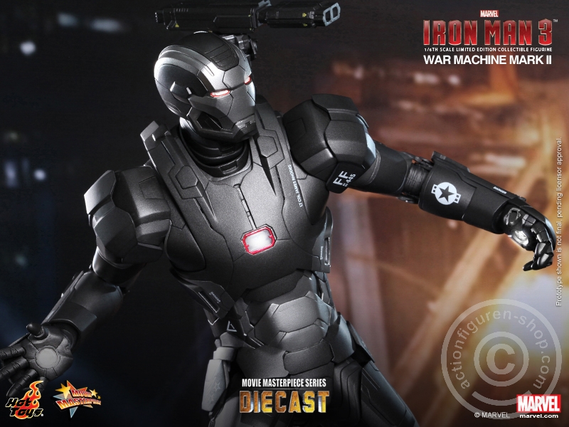 175126-09 Iron Man 3 - War Machine (Mark II) - Diecast - MMS198D03