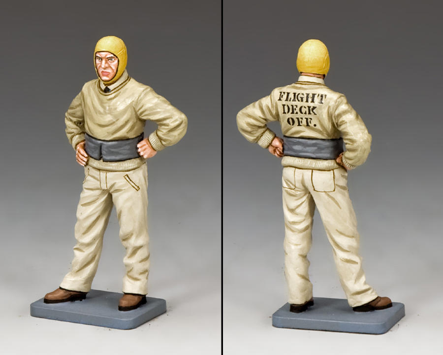 US Navy Flight Deck Officer, WW2 U.S. Navy