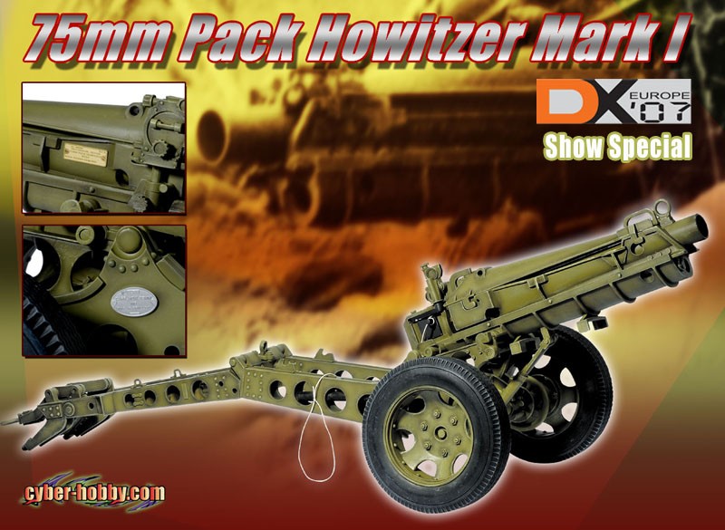 75mm Pack Howitzer Mark I - DX07 EU Exclusive