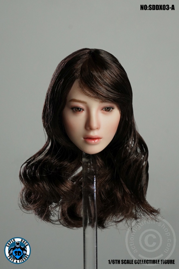 Female Character Kopf w/ movable Eyes