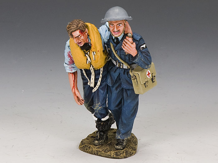 RAF Medic & Wounded Pilot