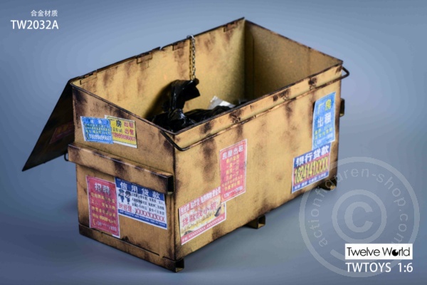 TWT-TW2032A-04 The Trash - Trash Container - brown