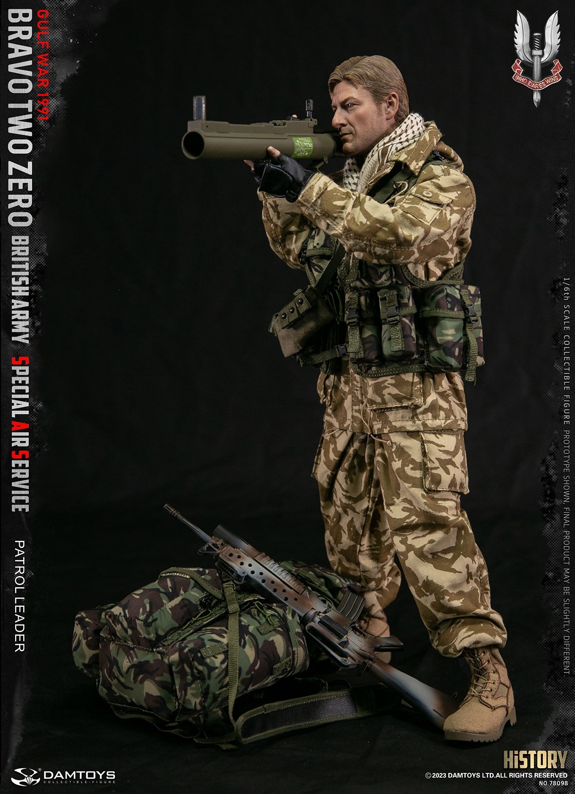 Bravo Two Zero - British Army Special Air Service (SAS) Patrol Leader - Gulf War 1991 - in 1/6 scale Bravo Two Zero - British Army Special Air Service (SAS) Patrol Leader - Gulf War 1991 - in 1/6 scale