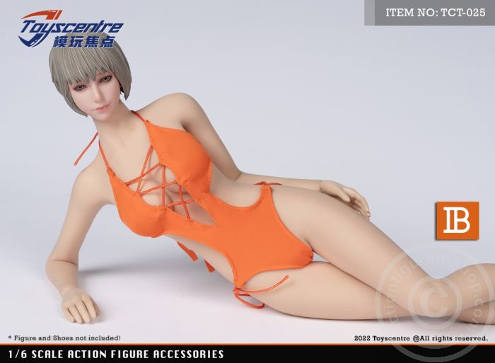 Female Sexy Jumpsuit - orange Female Sexy Jumpsuit - orange