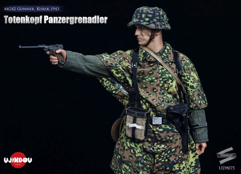 WWII Totenkopf Panzergrenadier - MG42 Gunner Kursk 1943 - in 1/6 scale