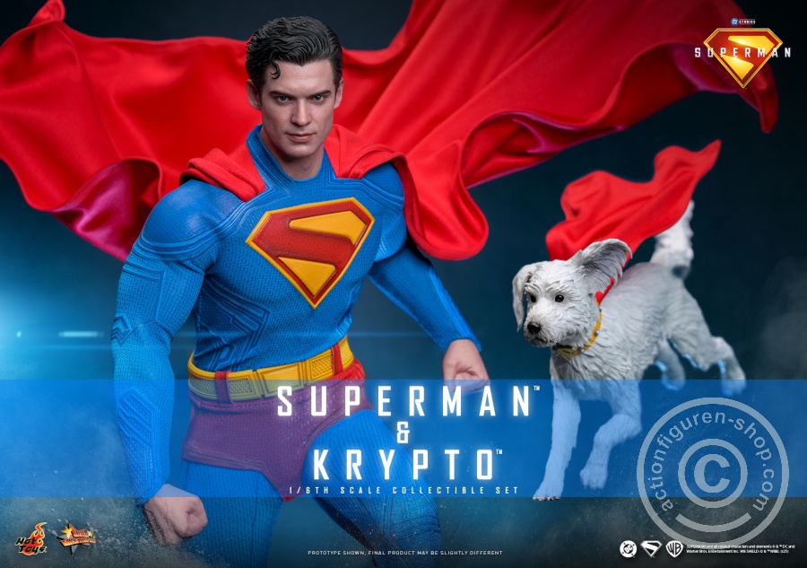 Hot Toys – MMS812 - Superman - 1/6th scale Superman & Krypto Collectible Set Hot Toys – MMS812 - Superman - 1/6th scale Superman & Krypto Collectible Set
