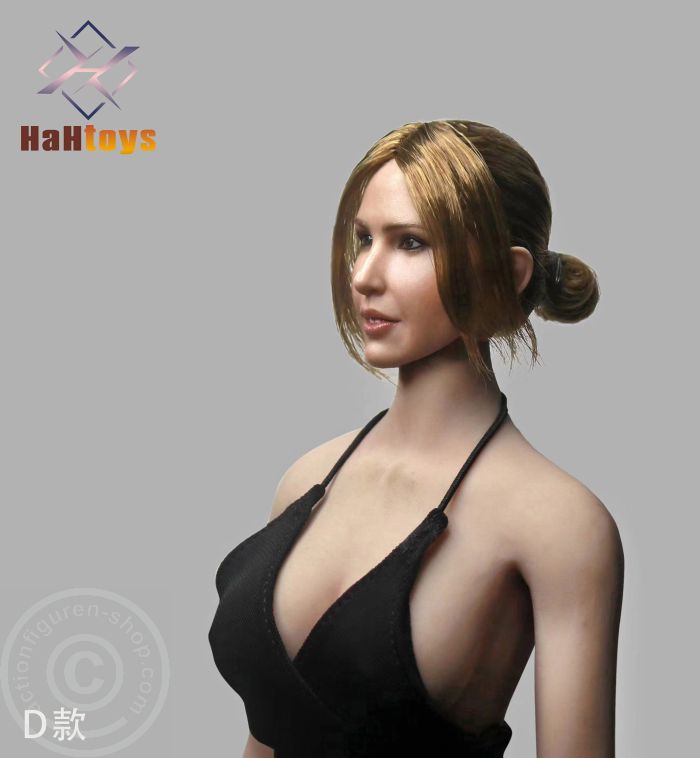 Female Head - short blond Hair