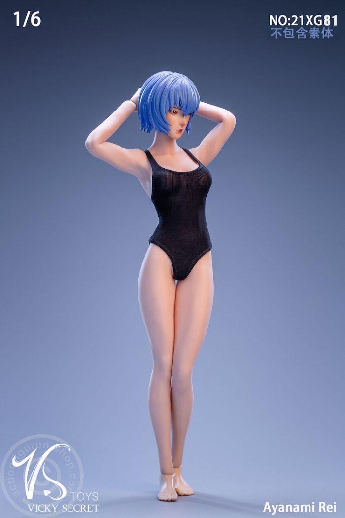 Student Girl - Ayanami Rei - Head & Outfit Set Student Girl - Ayanami Rei - Head & Outfit Set