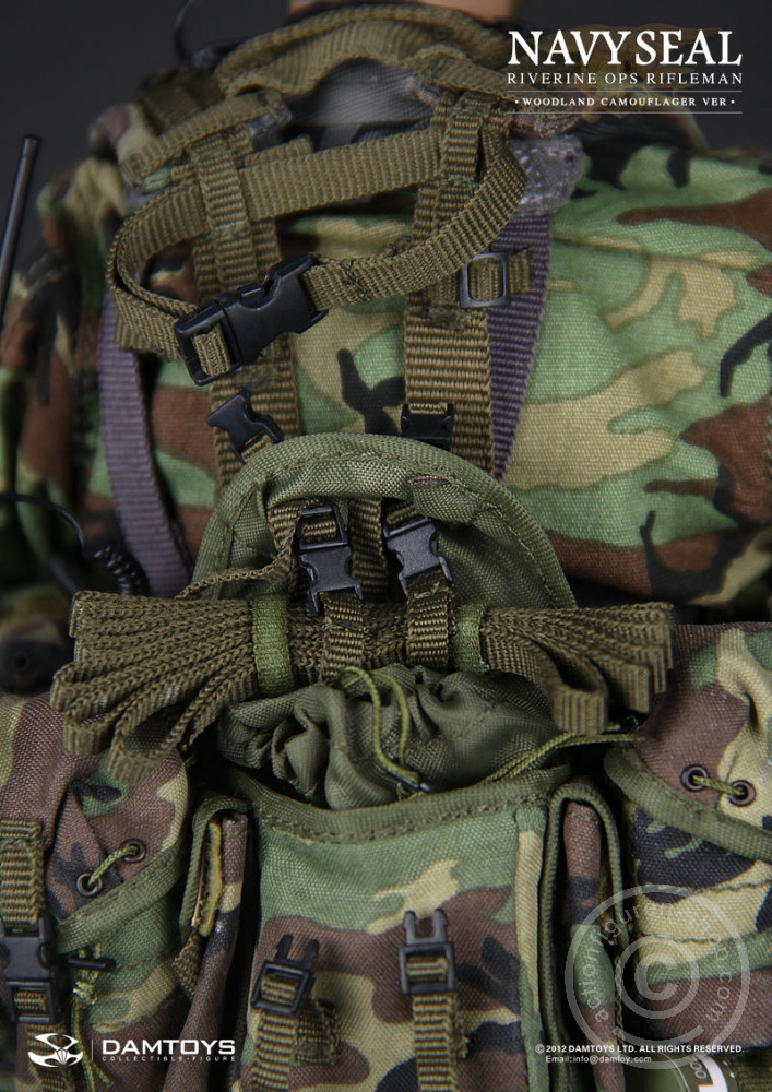 DA93015-22cPuDSAmBC8Osp Navy Seal Riverine OPS Rifleman - Woodland
