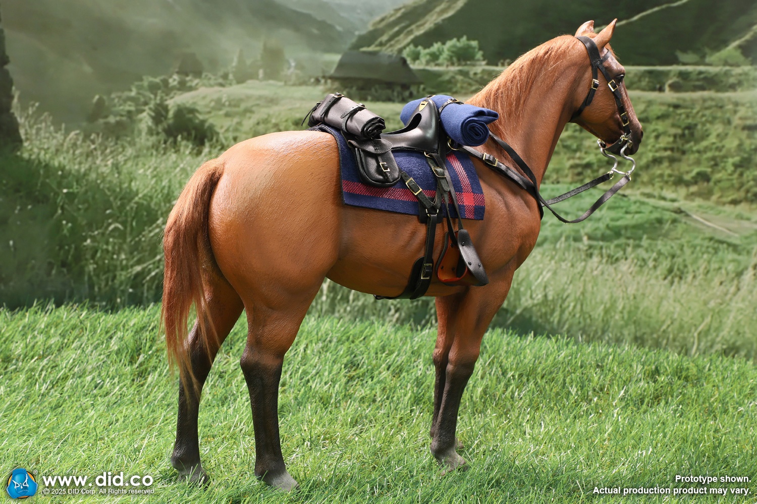 Brown-Red War Horse (Standing) US Army Cavalry - 1/6 scale Brown-Red War Horse (Standing) US Army Cavalry - 1/6 scale