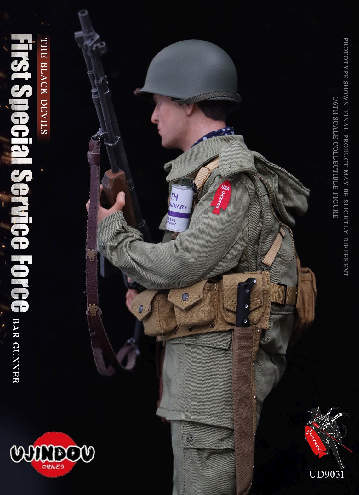 First Special Service Force - BAR Gunner - The Black Devils