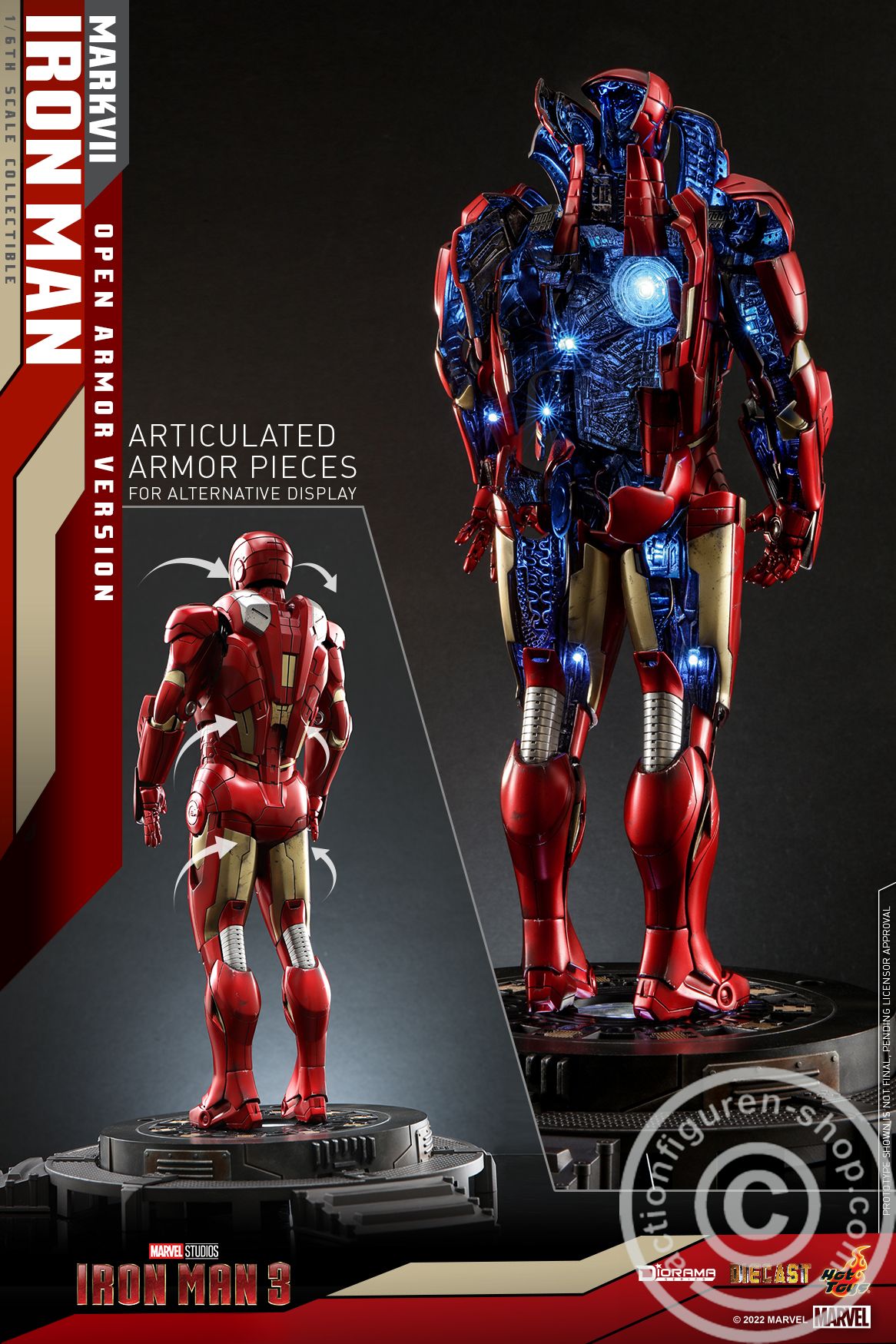 Iron Man 3 - Iron Man Mark VII (Open Armor Version)