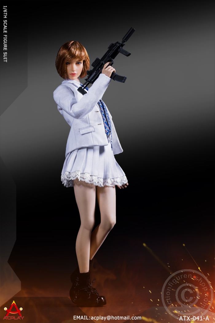 Battle Girl´s Uniform Suit Set - light