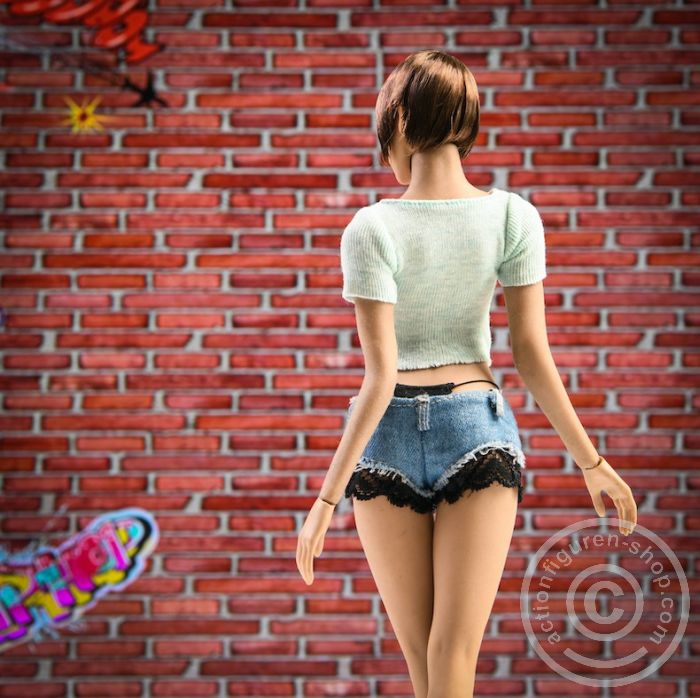 Hot Pants w/ Top Set - light-green