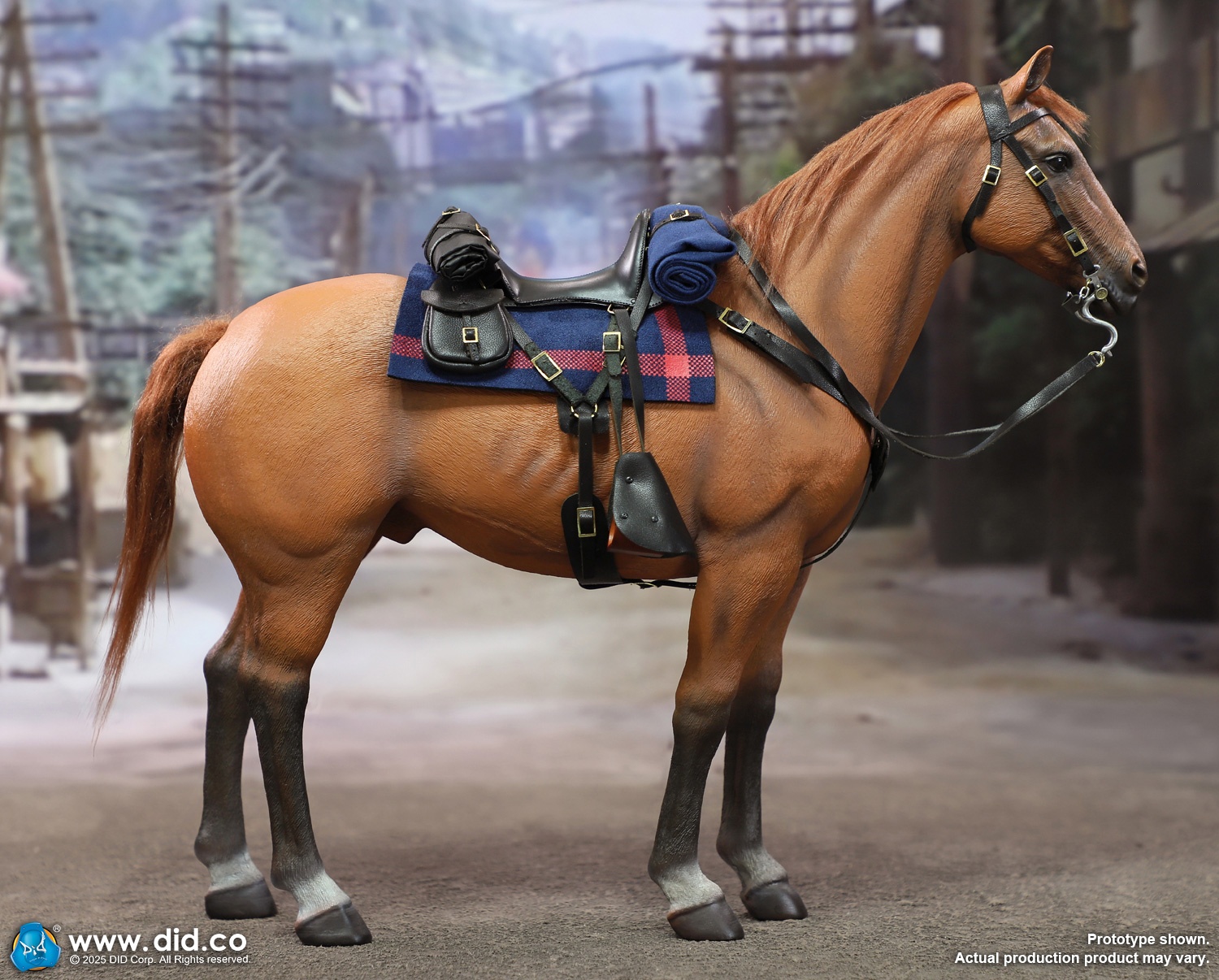 Brown-Red War Horse (Standing) US Army Cavalry - 1/6 scale Brown-Red War Horse (Standing) US Army Cavalry - 1/6 scale