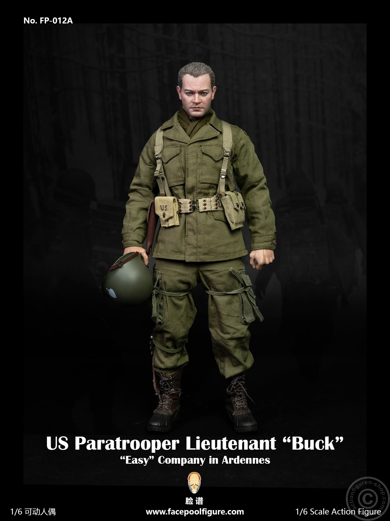 WWII U.S. Paratrooper - Lieutenant Buck - Easy Company - Winter Uniform WWII U.S. Paratrooper - Lieutenant Buck - Easy Company - Winter Uniform