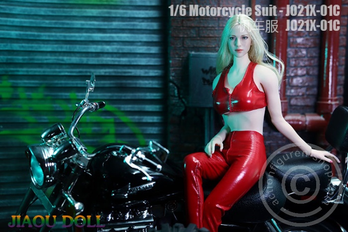 JO21X-01C-07 Motorcycle Suit - red
