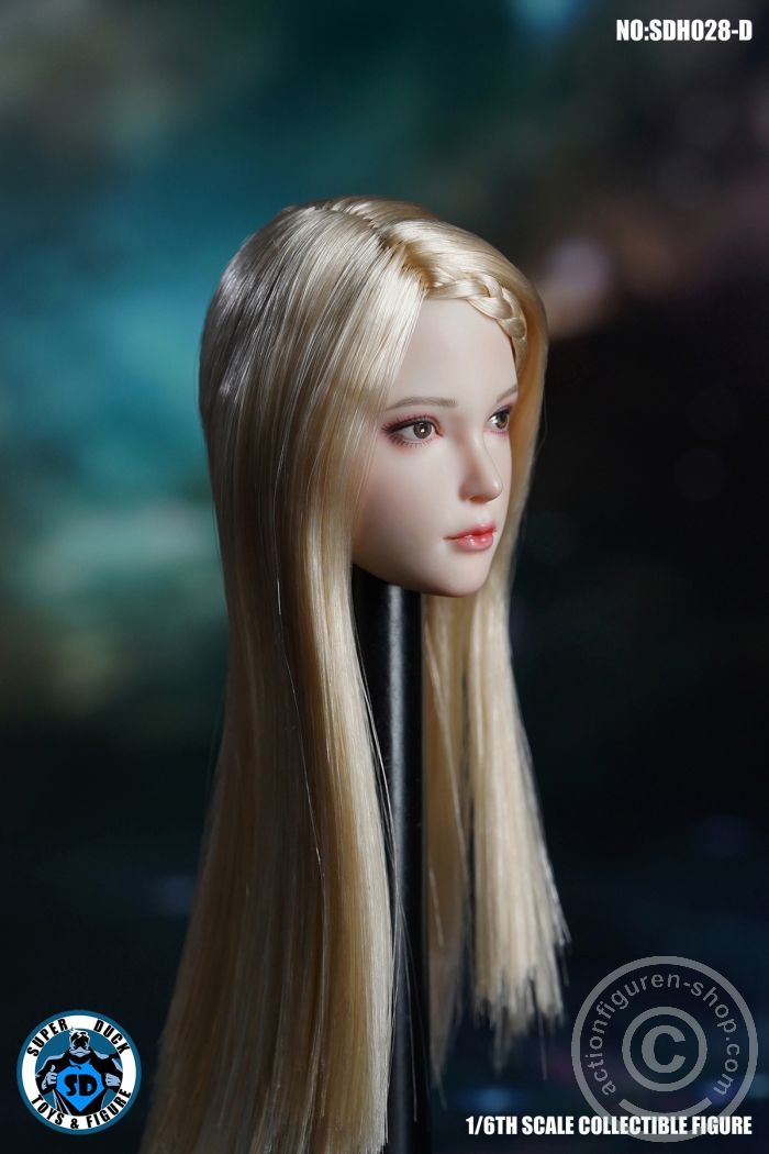 Female Head - Mel - long blonde Hair