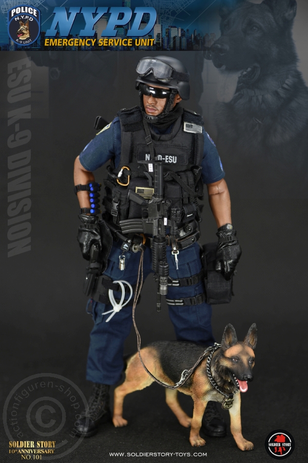 SSt101-10 NYPD - ESU - K-9 DIVISION - (Hundestaffel)